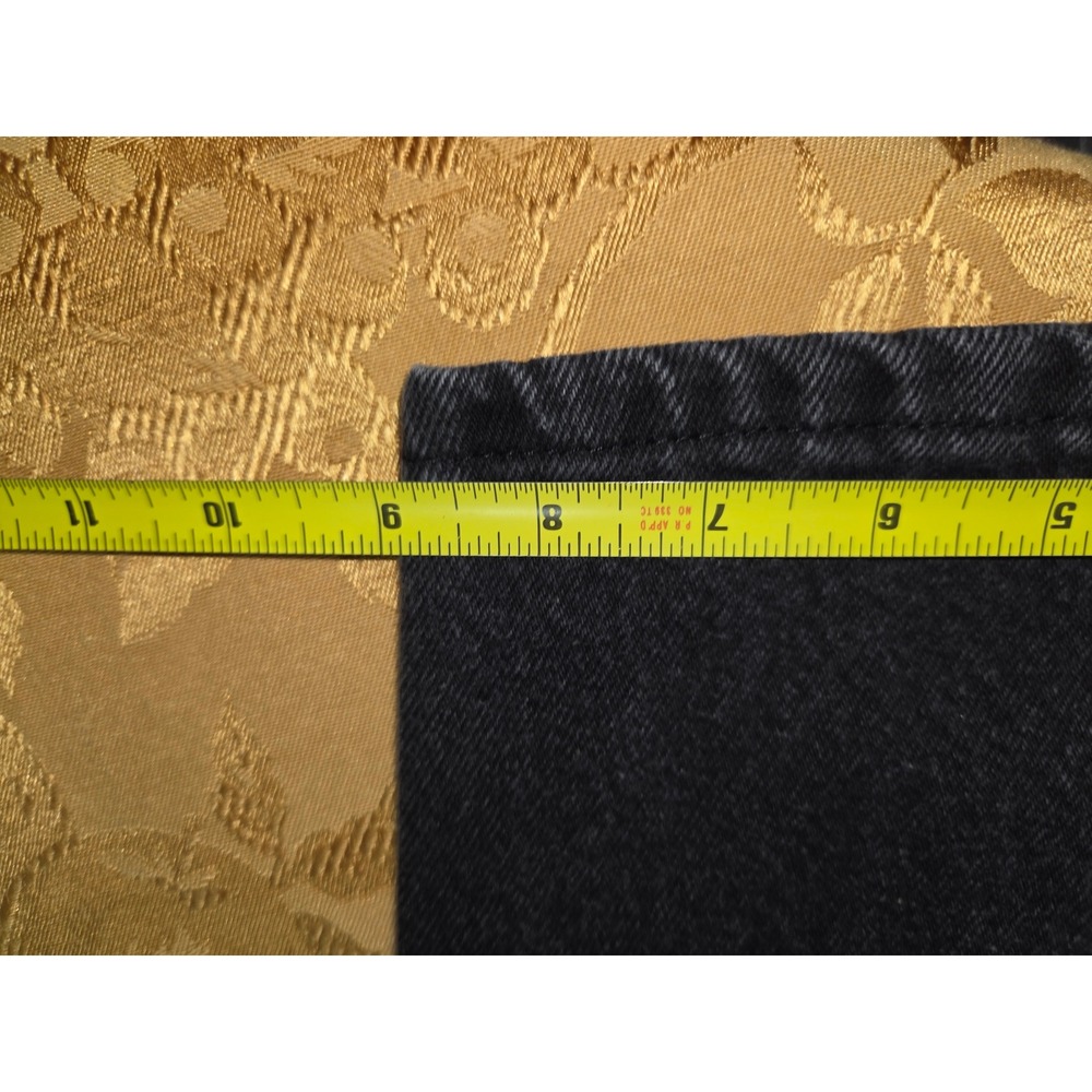 Wrangler Authentic Jeans Mens‎ 36x30 Black Straight Leg Faded Denim Pants - Picture 3 of 10